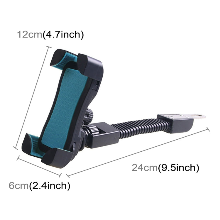 Universal 360 Degrees Free Rotation ABS Motorcycle Phone Bracket Mountain Bike Navigation Bracket GPS/Mobile Holder for 3.5-6.5 inch Mobile Phone - HoMEdemic™ 