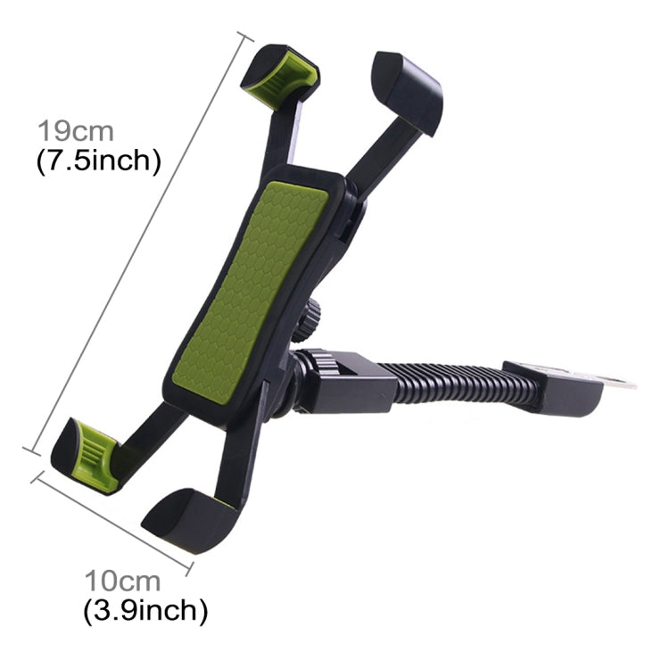 Universal 360 Degrees Free Rotation ABS Motorcycle Phone Bracket Mountain Bike Navigation Bracket GPS/Mobile Holder for 3.5-6.5 inch Mobile Phone - HoMEdemic™ 