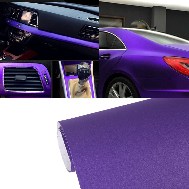 7.5m * 0.5m Grind Arenaceous Auto Car Sticker Pearl Frosted Flashing Body Changing Color Film for Car Modification and Decoration, Size: 7.5m * 0.5m