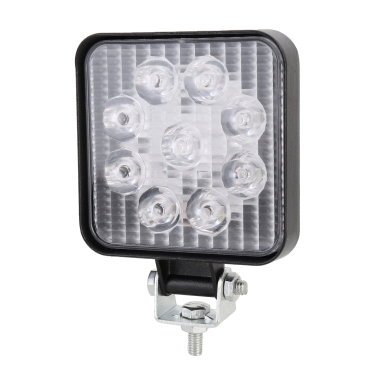 DC 10-30V 27W 2500LM 6000K Waterproof Vehicle Car Boat Marine External Work Lights Emergency Lights 30 Degrees Adjustable Spot Light LED Car Bulbs with 9 Intense Wafer LED Lights, Spot Light+27W - HoMEdemic™ 