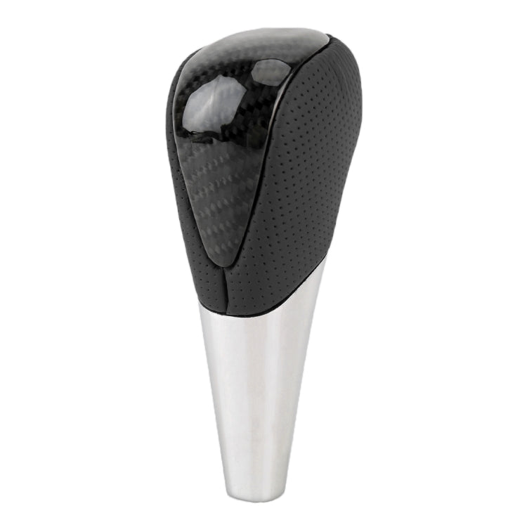 Universal High Carbon Fiber Texture Leather Hole Pattern Car Gear Shift Knob Modified Shifter Lever Knob, CMS3610A, CMS3610B, CMS3610C, CMS3610D