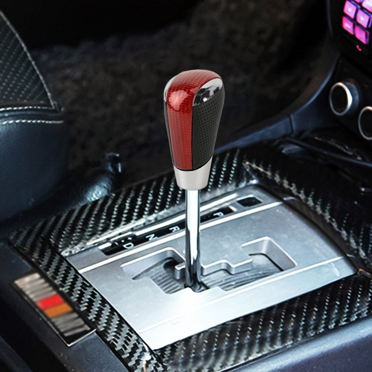 Universal Carbon Fiber Texture Leather Hole Pattern Car Gear Shift Knob Modified Shifter Lever Knob, CMS3611A, CMS3611B, CMS3611C, CMS3611D, CMS3611E, CMS3611F, CMS3611G, CMS3611H, CMS3611J