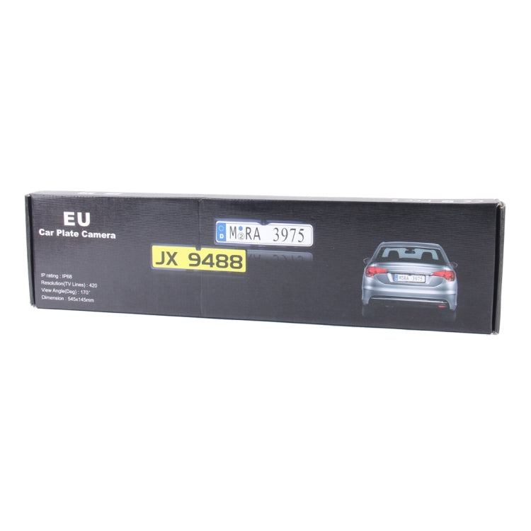JX-9488 720×540 Effective Pixel NTSC 60HZ CMOS II Universal Waterproof Car Rear View Backup Camera With 2W 80LM 5000K White Light 4LED Lamp, DC 12V, Wire Length: 4m, with LED - HoMEdemic™ 