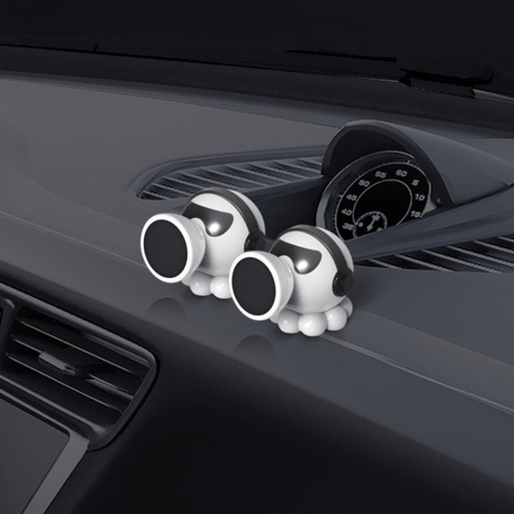 Car Octopus Shape Magnetic Mobile Phone Holder, Octopus Shape(White)