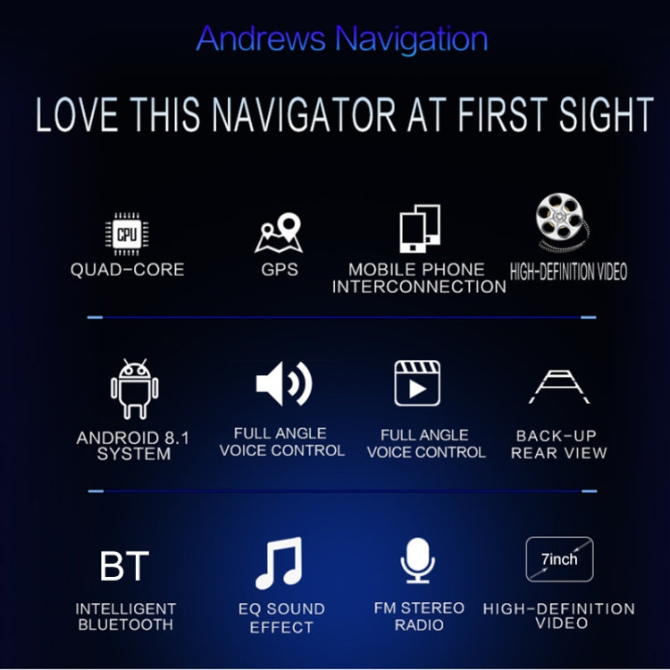 SU 9701 1GB+32GB 7 inch HD Foldable Universal Car Android Radio Receiver MP5 Player, Support FM & Bluetooth & TF Card & GPS & Phone Link & WiFi, 1GB+32GB - HoMEdemic™ 