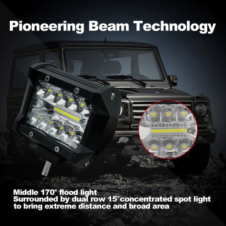 4 inch 15W 1500LM LED Strip Lamp Working Refit Off-road Vehicle Light Roof Strip Light, 4 inch 60W - HoMEdemic™ 