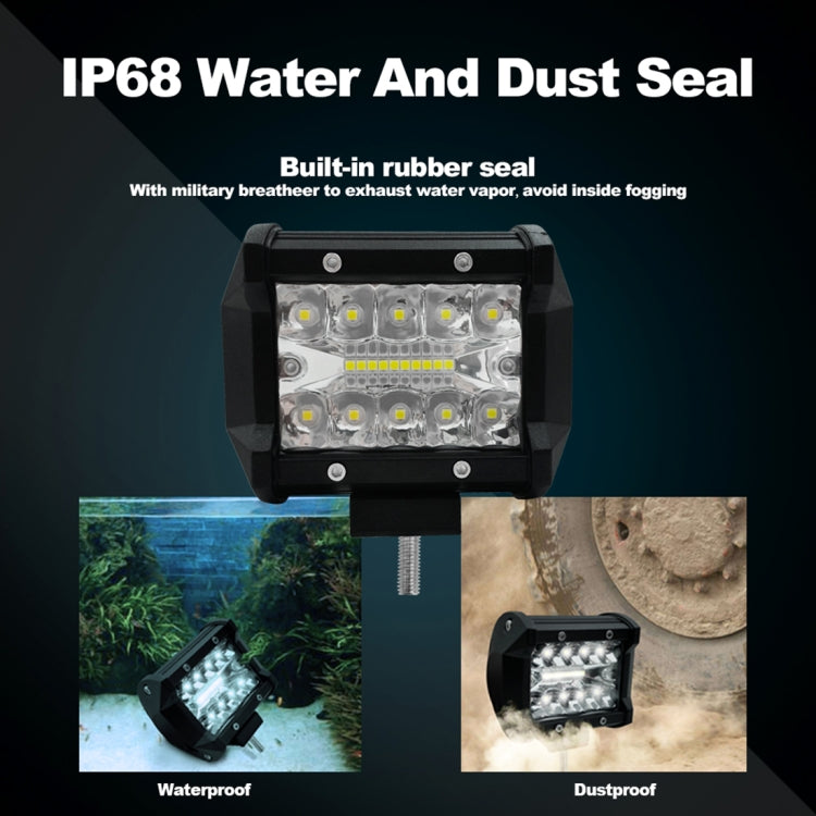 4 inch 15W 1500LM LED Strip Lamp Working Refit Off-road Vehicle Light Roof Strip Light, 4 inch 60W - HoMEdemic™ 
