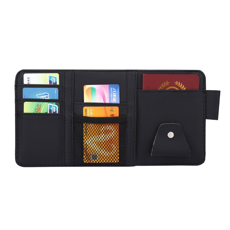 Universal Car Sun Visor Board Paper Tissue Box CD Storage Case Holder Card Bag Organizer, without Zipper  (Black), without Zipper (Yellow) - HoMEdemic™ 