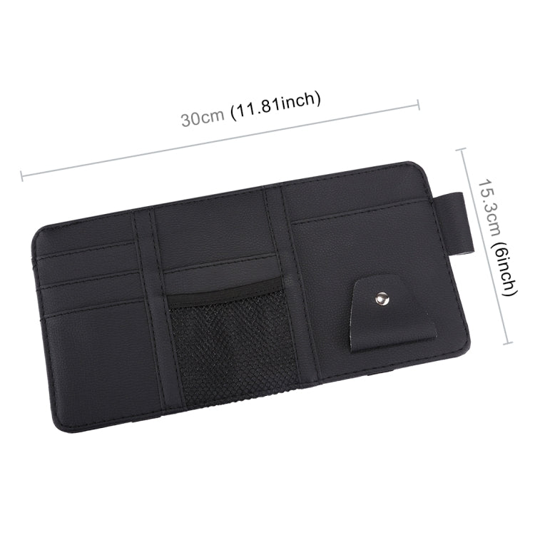 Universal Car Sun Visor Board Paper Tissue Box CD Storage Case Holder Card Bag Organizer, without Zipper  (Black), without Zipper (Yellow) - HoMEdemic™ 