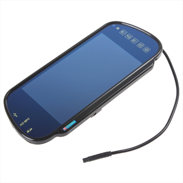 PZ-710 7.0 inch TFT LCD Car Rearview Mirror Monitor with Remote Control, Support Bluetooth / MP5 Player, PZ-710 - HoMEdemic™ 
