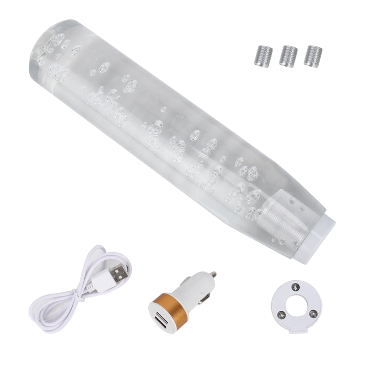 Universal Car Truck Transparent Bubble Colors LED Light Shift Knob Gear Lever Shifter, Length: 20cm, Length: 20cm - HoMEdemic™ 