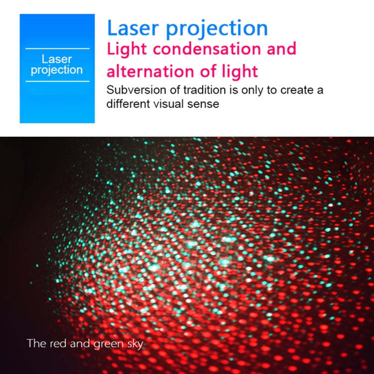 Car Roof Ceiling Decoration 5V Red Green LED Star Night Lights Projector Atmosphere Galaxy Lamp, Red Green, Red Blue - HoMEdemic™ 