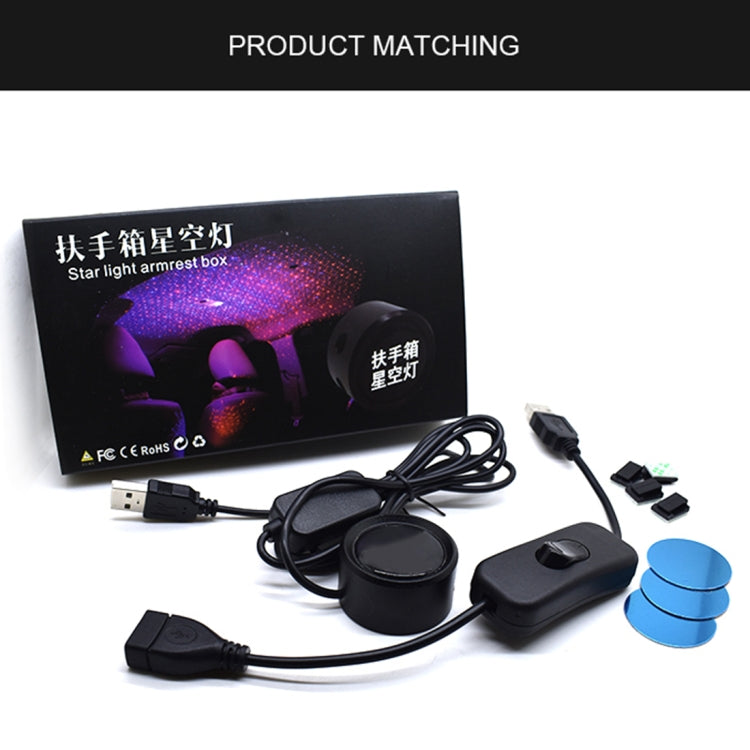 Car Roof Ceiling Decoration 5V Red Green LED Star Night Lights Projector Atmosphere Galaxy Lamp, Red Green, Red Blue - HoMEdemic™ 
