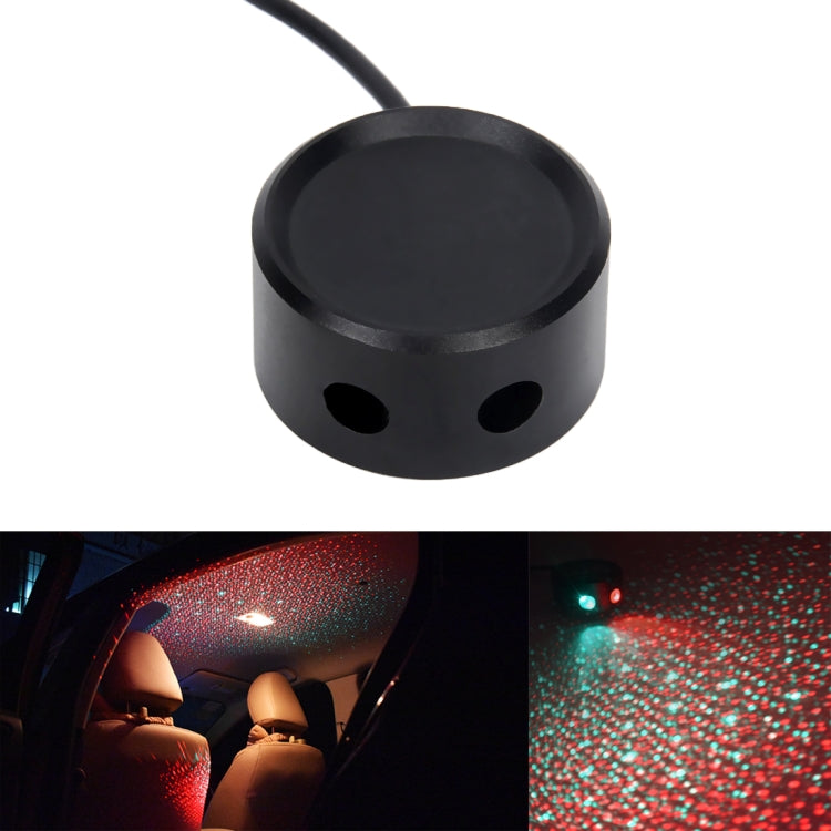 Car Roof Ceiling Decoration 5V Red Green LED Star Night Lights Projector Atmosphere Galaxy Lamp, Red Green, Red Blue - HoMEdemic™ 
