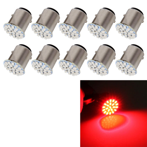 10 PCS Car Auto 1.2W 1157 BAY15D 22-LED Bulbs Brake Light - HoMEdemic™ 