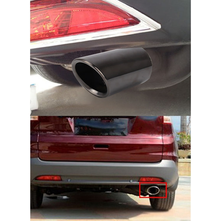 Car Styling Stainless Steel Exhaust Tail Muffler Tip Pipe for VW Volkswagen 1.2T Swept Volume, 1.2T