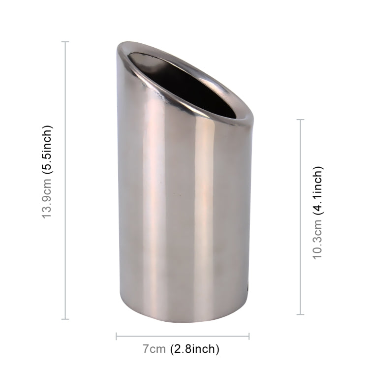2 PCS Car Styling Stainless Steel Exhaust Tail Muffler Tip Pipe for VW Volkswagen 1.4T Swept Volume, 1.4T - HoMEdemic™ 