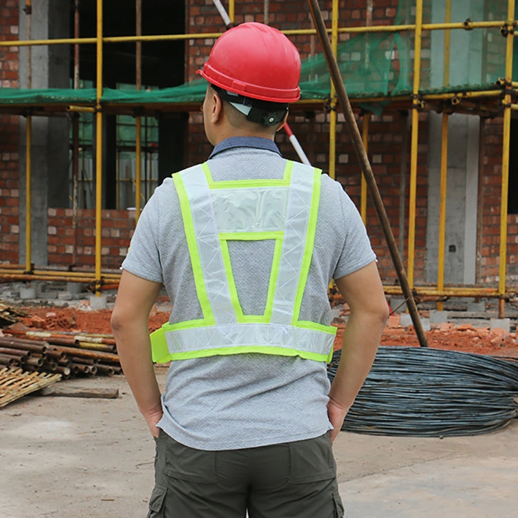 Reflective Fluorescent Vest Driving School Construction Traffic Safty Warning Reflective Vest, Vest 2 - HoMEdemic™ 