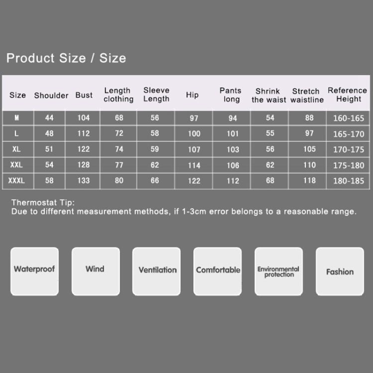 Adult Split Reflective Raincoats Rain Pants Cleaners Waterproof Clothes Labor Insurance Safety Sanitation Suits, Size: M - HoMEdemic™ 