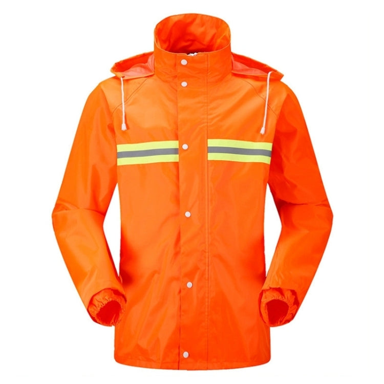 Adult Split Reflective Raincoats Rain Pants Cleaners Waterproof Clothes Labor Insurance Safety Sanitation Suits, Size: M - HoMEdemic™ 