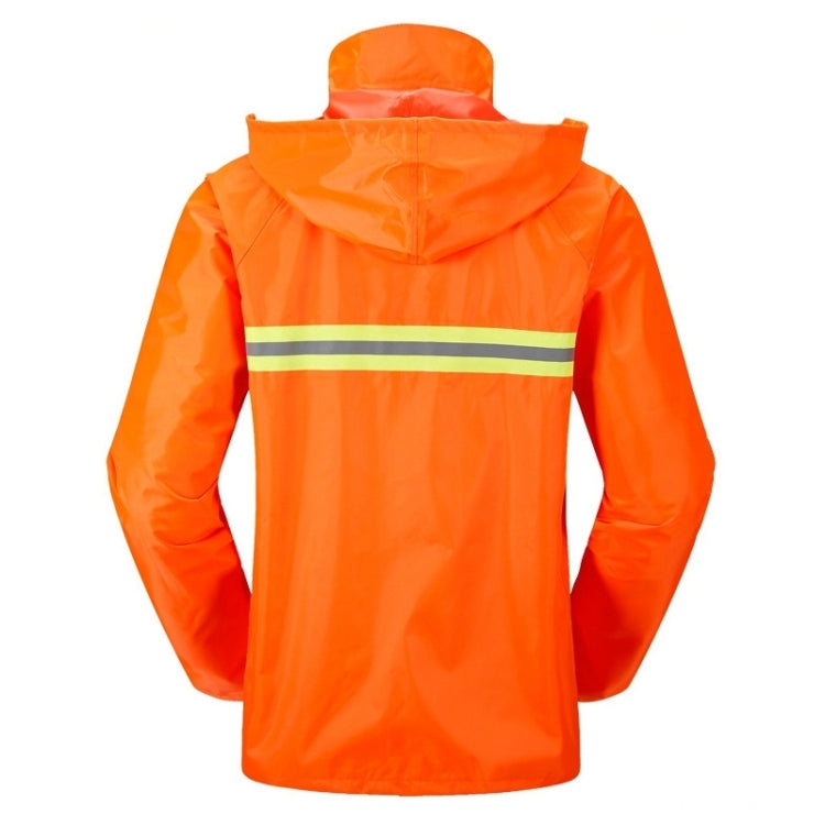 Adult Split Reflective Raincoats Rain Pants Cleaners Waterproof Clothes Labor Insurance Safety Sanitation Suits, Size: M - HoMEdemic™ 