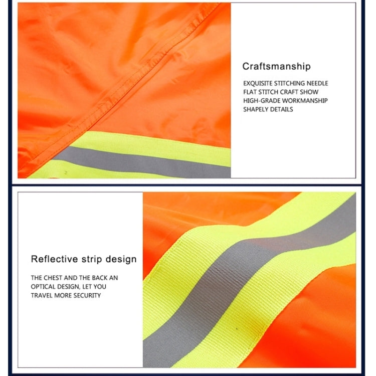 Adult Split Reflective Raincoats Rain Pants Cleaners Waterproof Clothes Labor Insurance Safety Sanitation Suits, Size: M - HoMEdemic™ 