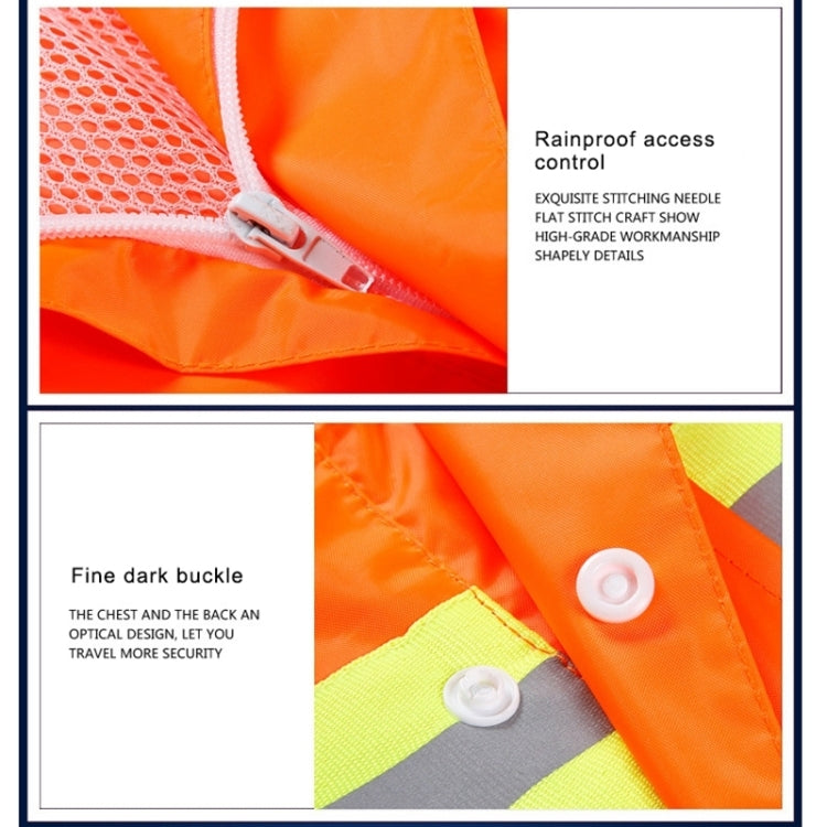 Adult Split Reflective Raincoats Rain Pants Cleaners Waterproof Clothes Labor Insurance Safety Sanitation Suits, Size: M - HoMEdemic™ 