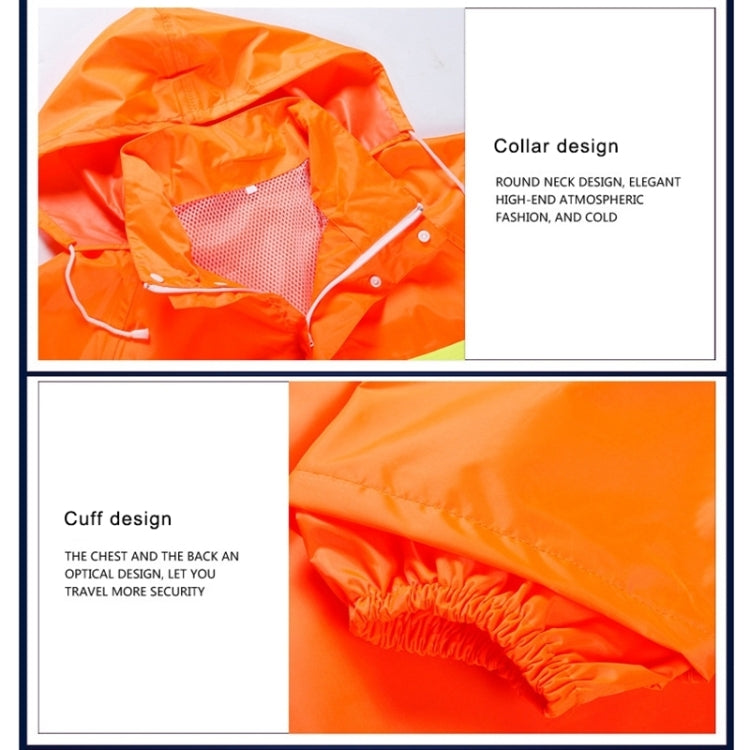 Adult Split Reflective Raincoats Rain Pants Cleaners Waterproof Clothes Labor Insurance Safety Sanitation Suits, Size: M - HoMEdemic™ 
