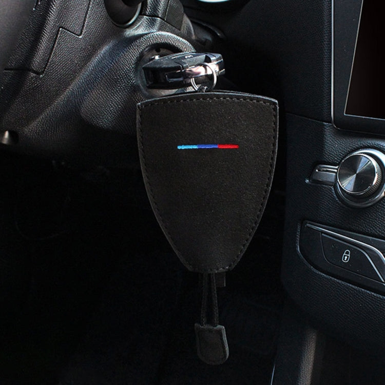 Universal Car Remote Smart Key Case Suede Protective Cover, Light Blue - HoMEdemic™ 