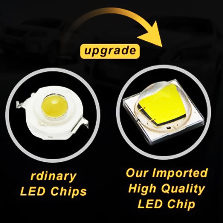 2 PCS 51W 3500LM 6500K White Light  17 LED Waterproof Car Boat Marine Work Lights Spotlight LED Bulbs, 30 Degrees Adjustable, DC 10-30V, 51W, Spot Light+51W - HoMEdemic™ 