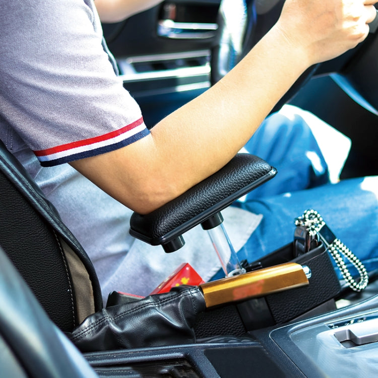 Universal Car Multi-functional Console Side Pocket Seat Gap Side Storage Box with Elbow Support Pad, with Pad