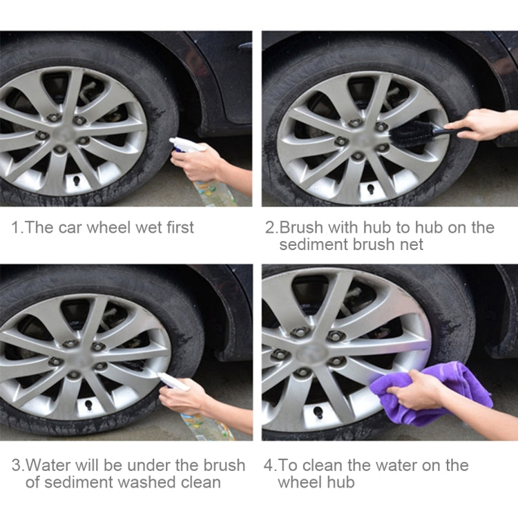 Portable Loop Style Auto Car Vehicle Motorcycle Wheel Tire Rim Hub Scrub Wash Brush Washing Cleaning Tool, CMS5017A, CMS5017B - HoMEdemic™ 