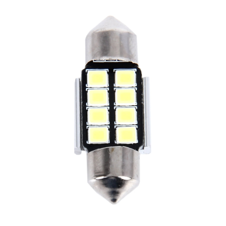 2 PCS 3W 200 LM 6000K 31MM 8 SMD-2835 LEDs Bicuspid Port Decoding Car Dome Lamp LED Reading Light, DC 12V, 31MM - HoMEdemic™ 