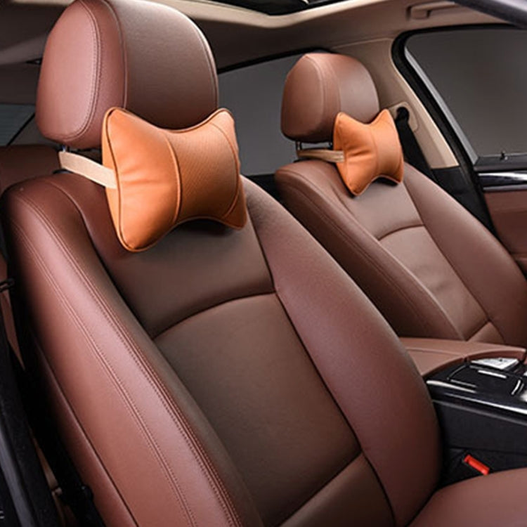 2 PCS MLC-06 Car Neck Pillow Soft Version Lovely Breathe Car Auto Head Neck Rest Cushion Headrest Pillow Pad