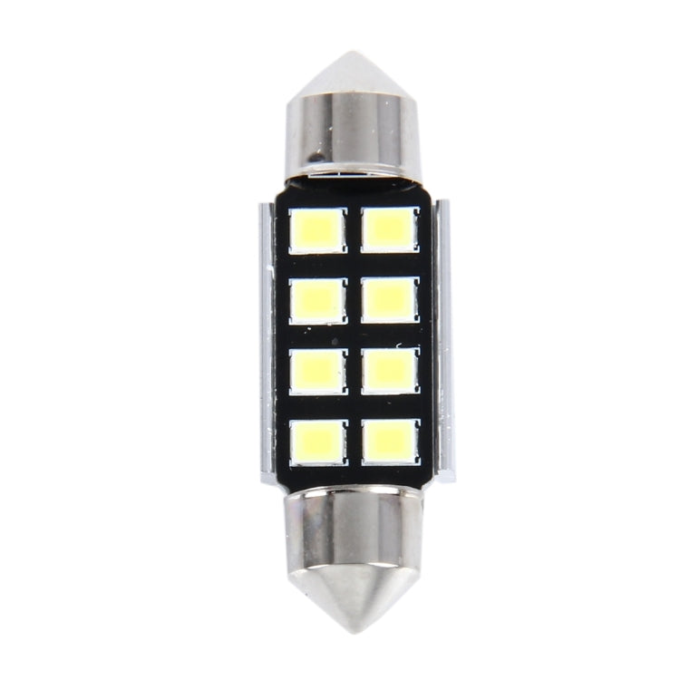 2 PCS 3W 200 LM 6000K 36MM 8 SMD-2835 LEDs Bicuspid Port Decoding Car Dome Lamp LED Reading Light, DC 12V, 36MM - HoMEdemic™ 