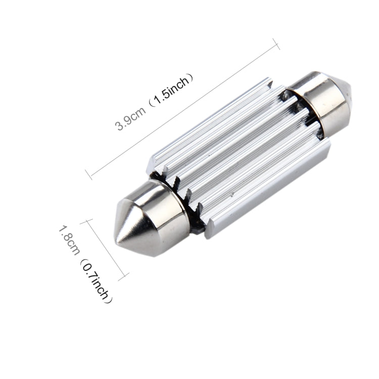 2 PCS 3.5W 250 LM 6000K 39MM 12 SMD-2835 LEDs Bicuspid Port Decoding Car Dome Lamp LED Reading Light, DC 12V, 39MM - HoMEdemic™ 