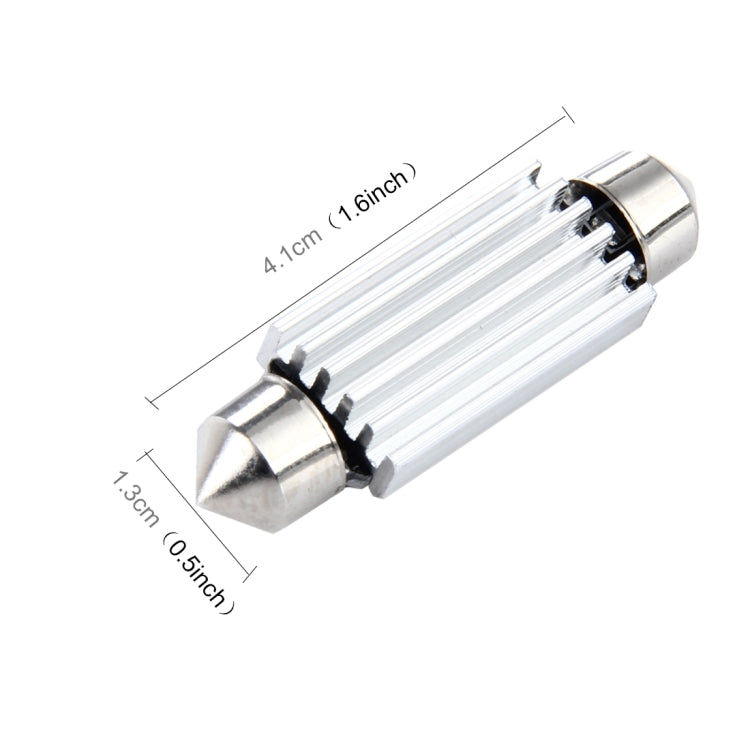 2 PCS 3.5W 250 LM 6000K 41MM 12 SMD-2835 LEDs Bicuspid Port Decoding Car Dome Lamp LED Reading Light, DC 12V, 41MM - HoMEdemic™ 