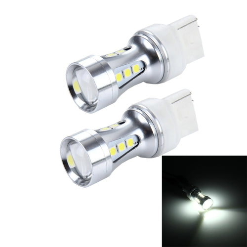 2 PCS 7440 10W 1000LM 6500K 18 SMD-3030 LED Car Brake Lights Turn Light, DC 12V - HoMEdemic™ 