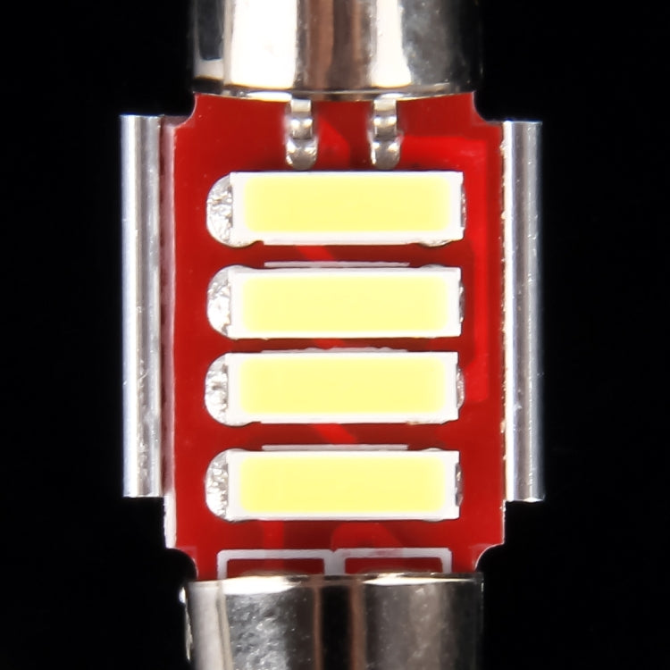 2 PCS 2W 100 LM 6000K 31MM 4 SMD-7020 LEDs Bicuspid Port Decoding Car Dome Lamp LED Reading Light, DC 12V, 31MM - HoMEdemic™ 