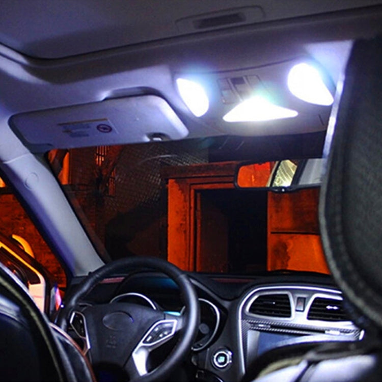 2 PCS 2W 100 LM 6000K 31MM 4 SMD-7020 LEDs Bicuspid Port Decoding Car Dome Lamp LED Reading Light, DC 12V, 31MM - HoMEdemic™ 