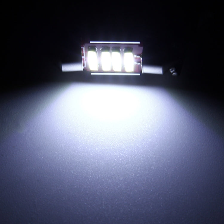 2 PCS 2W 100 LM 6000K 36MM 6 SMD-7020 LEDs Bicuspid Port Decoding Car Dome Lamp LED Reading Light, DC 12V, 36MM - HoMEdemic™ 