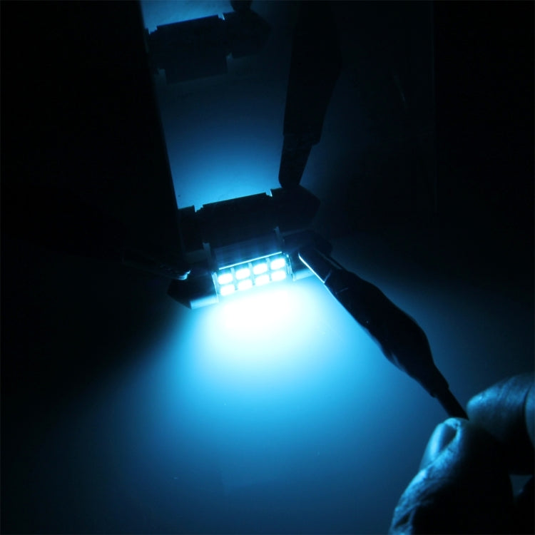 2 PCS DC 12V 2W 31MM 8 SMD-3528 LEDs Bicuspid Port Decoding Car Dome Lamp LED Reading Light, 31MM - HoMEdemic™ 
