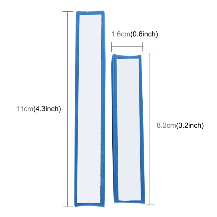 10 PCS Car Auto Foam Door Side Edge Anti-scratch Body Guard Protection Strip Sticker, Pair of 4, CMS6439, CMS6439B