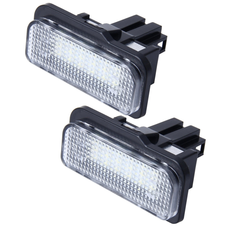 2 PCS Canbus License Plate Light with 24 SMD-3528 Lamps for Benz, For Benz - HoMEdemic™ 