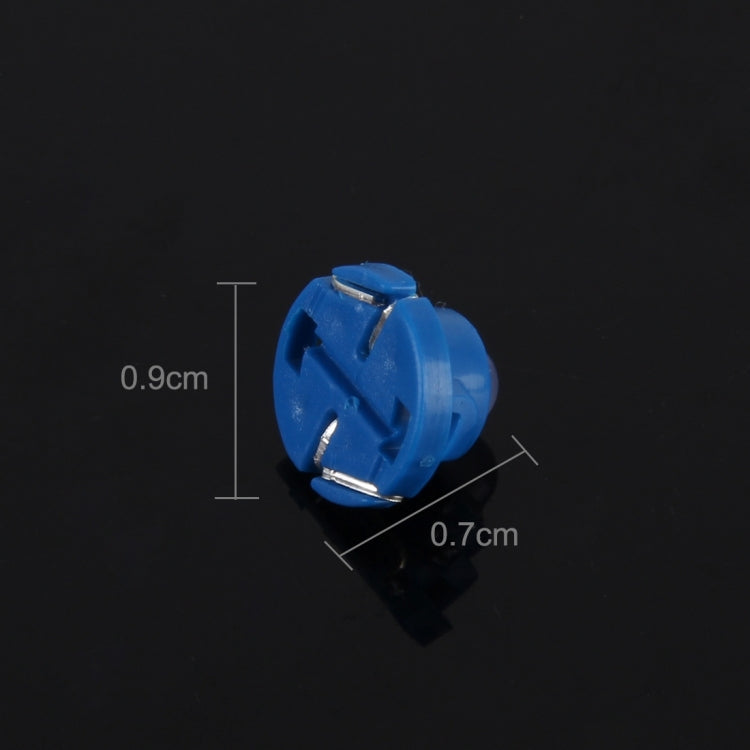 10PCS 2W T4.7 Wedge Instrument Panel LED Light Dashboard Gauge Cluster Indicator Lamp Bulb, 2W  T4.7, 2W T4.7