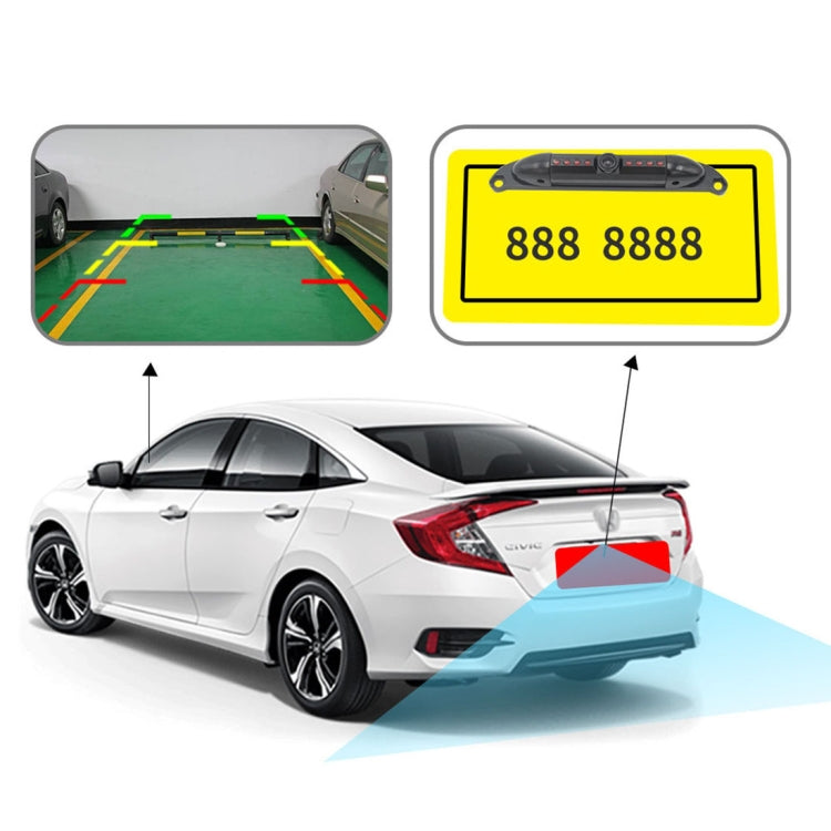 PZ423 America Car License Plate Frame 120 Degree Rear View Camera, PZ423 - HoMEdemic™ 