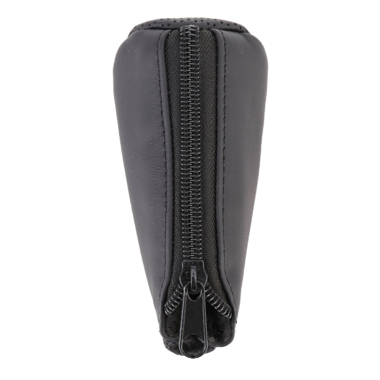 Universal Nonslip Breathable Genuine Leather Car Gear Shift Knob Cover