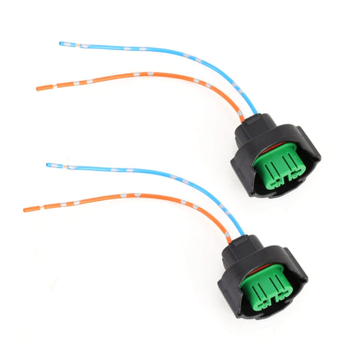 2 PCS Car H8 / H11 Bulb Holder Base Female Socket with Wire - HoMEdemic™ 