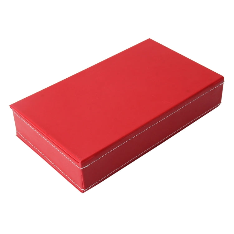 Universal Home Office Hotel Car Facial Tissue Box Case Holder Tissue Box Fashion and Simple Paper Napkin Bag (Not Include Napkin), Without Napkin(Red)