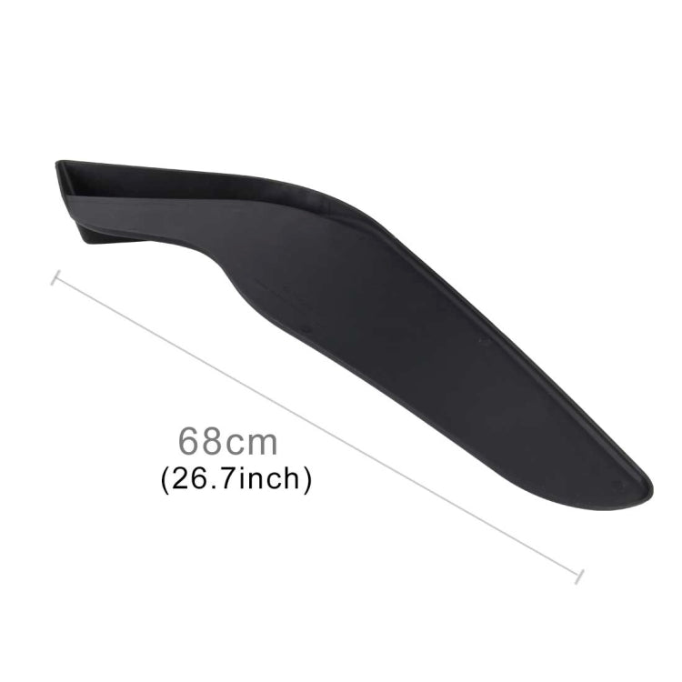 2 PCS Universal Fit Car Front Bumper Spoiler Lip Splitter Diffuser SUV ABS Front Shovel, Length: 68cm, Length: 68cm - HoMEdemic™ 